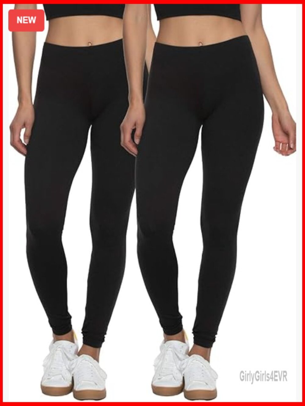 Velvety Super Soft Lightweight Leggings 2 Pack - Yoga Pants